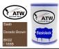 Preview: Saab, Dorado Brown, BK02 / 165B: 500ml Lackdose, von ATW Autoteile West.
